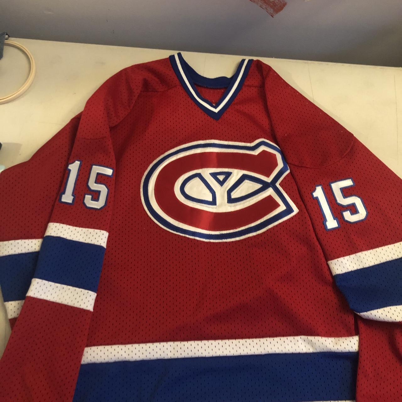 Vintage Hockey Jersey Montreal Canadians Size - Depop