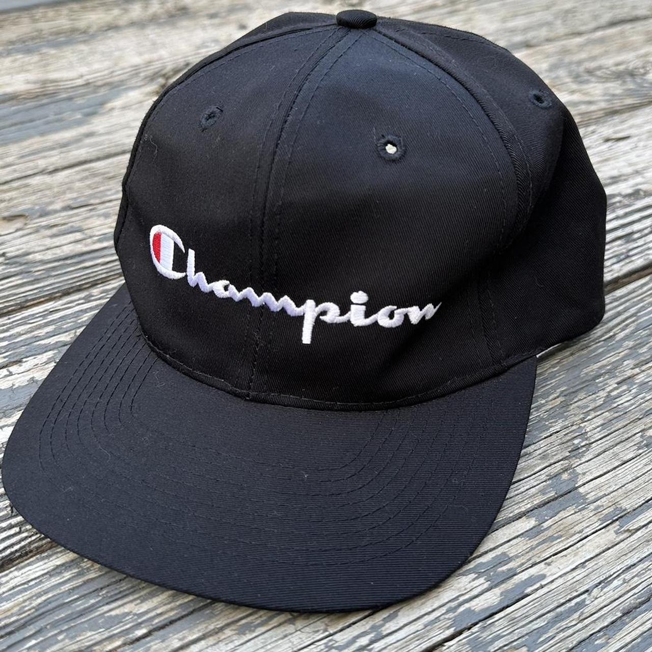 Rare 90s Champion Spellout SnapBack Hat