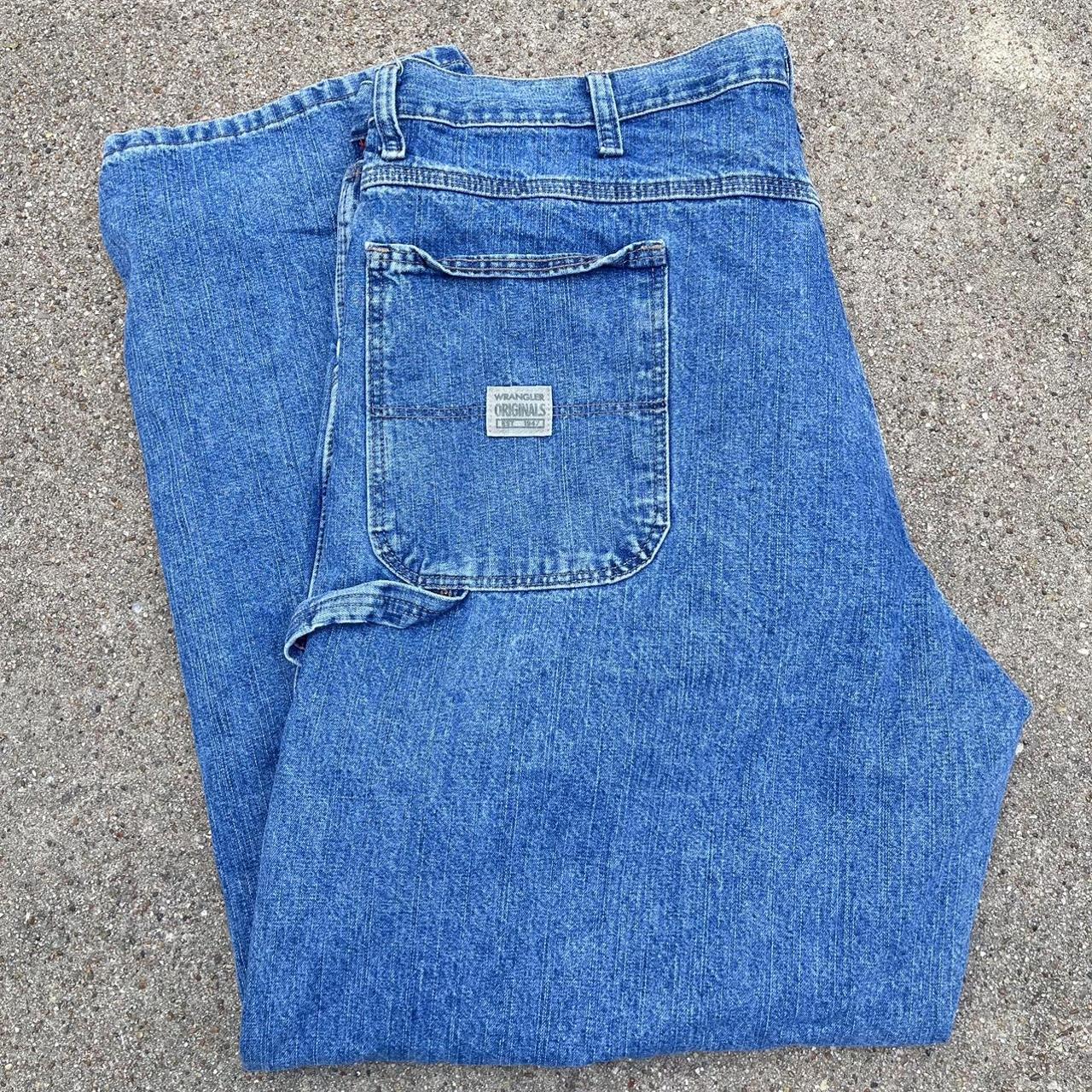 Baggy Wrangler Originals Carpenter Jeans Vintage... - Depop