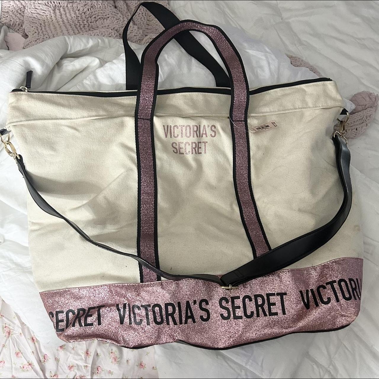 HUGE Victoria secret ruffle bag pre owned has some - Depop