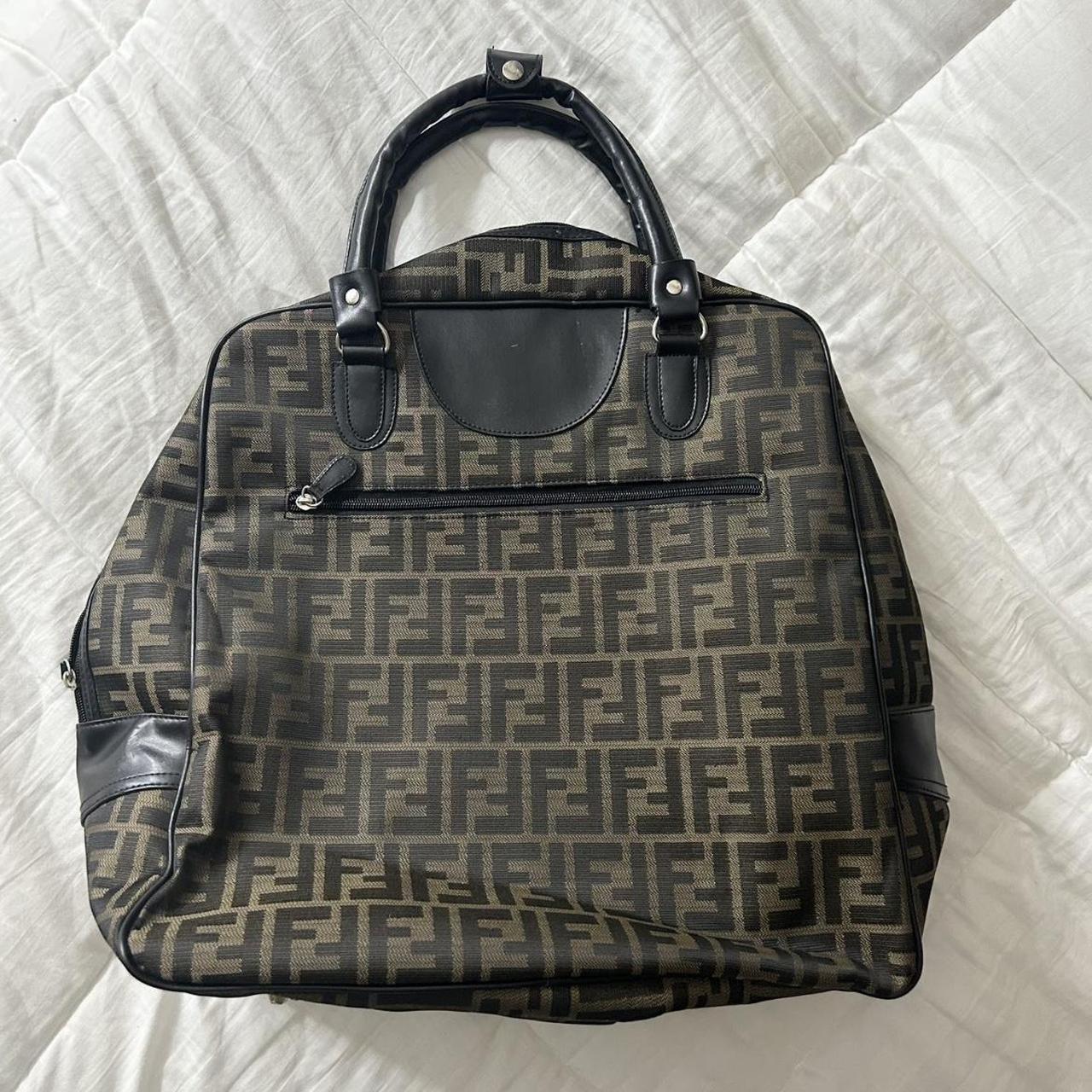 fendi travel bag 21 inches from the handles... - Depop