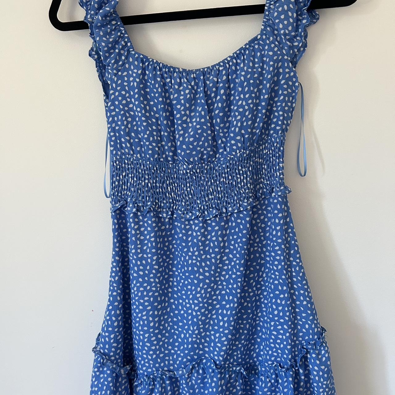 stellino tear drop blue dress - size 8 - originally $80 - Depop