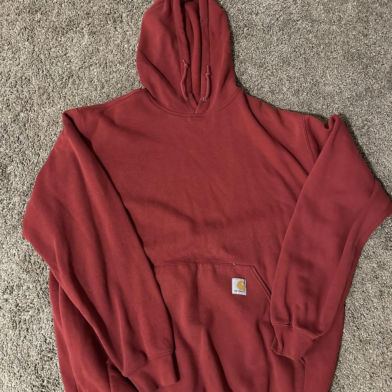 Mens red 2025 carhartt hoodie