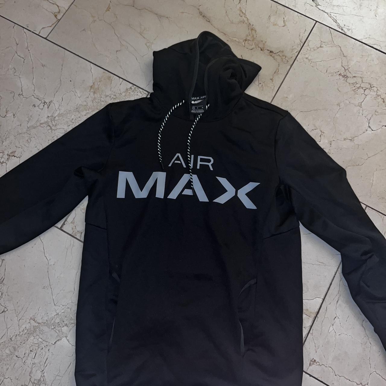 air max hoodie black