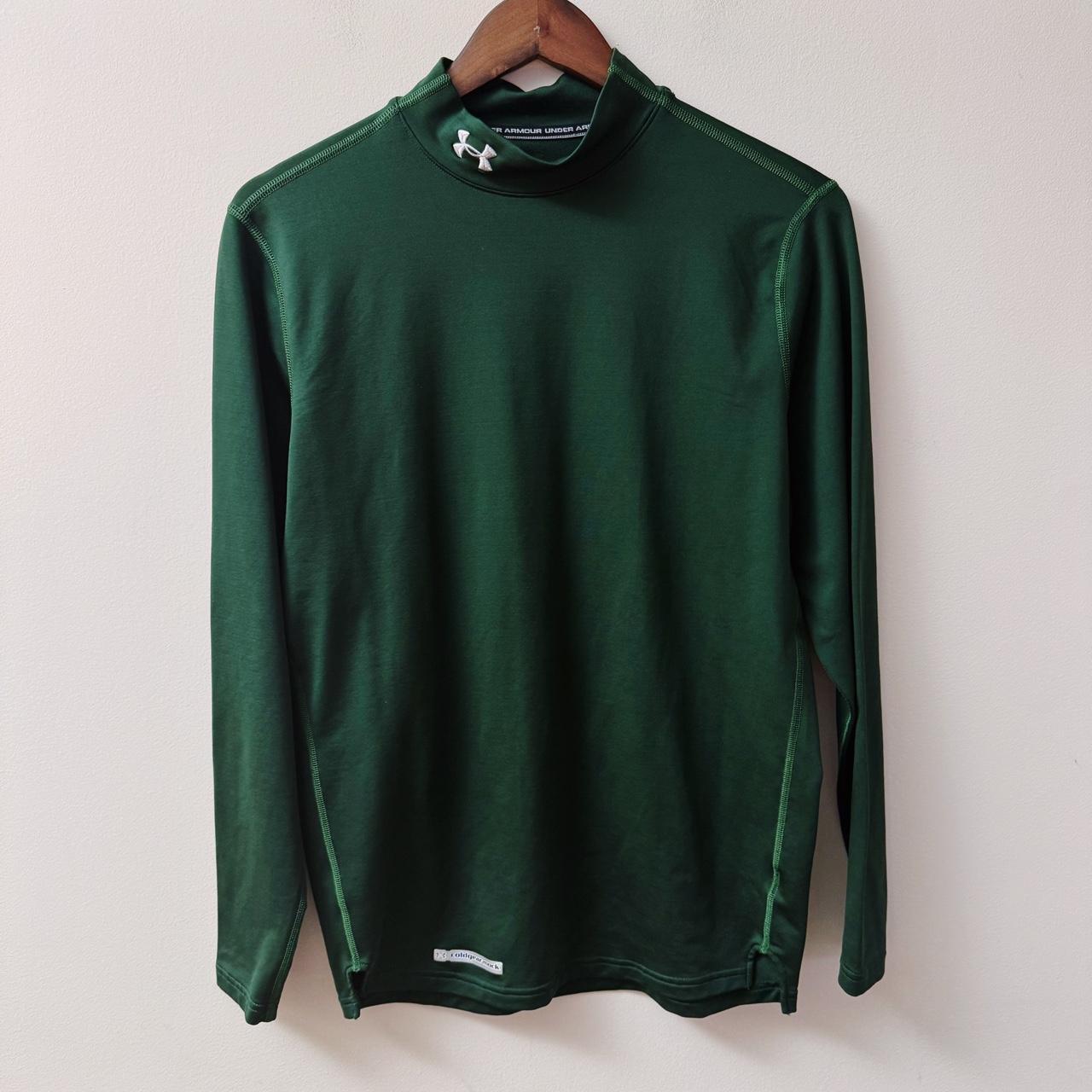 Under Armour Men's Shirt - Green - M – Men's Under Armour Coldgear Mock ✿ Size …