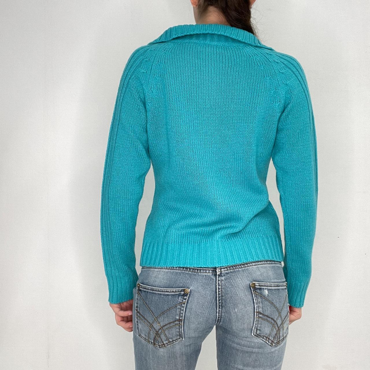 Women's Blue Cardigan Depop