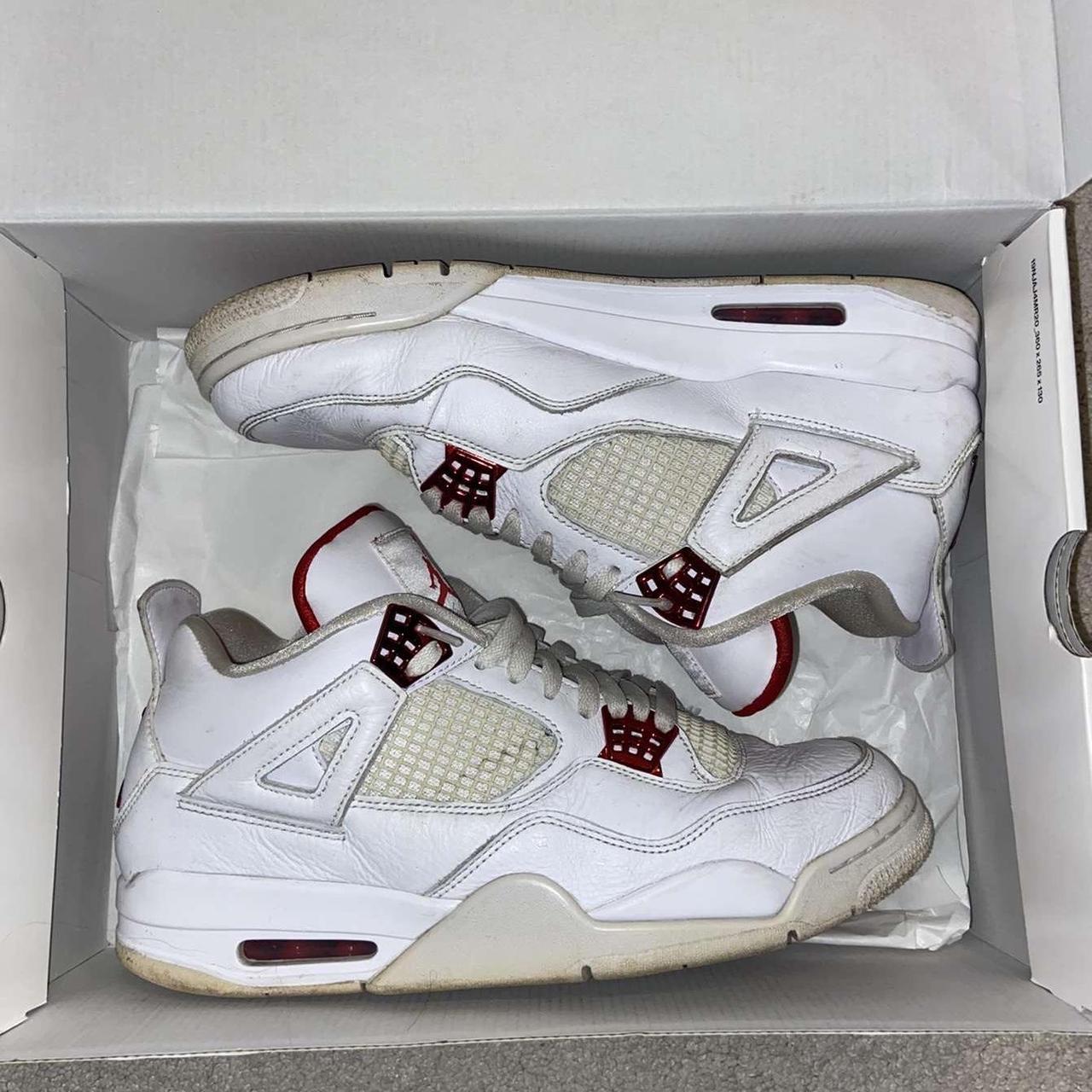 metallic fours jordans