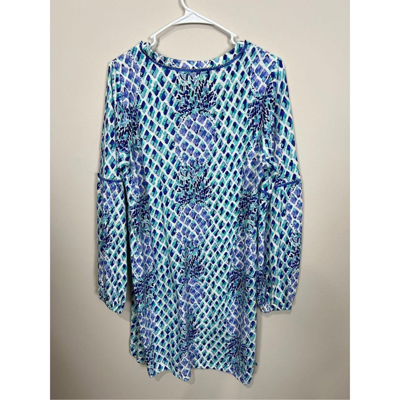 Lilly Pulitzer Women's Blue Dress | Depop