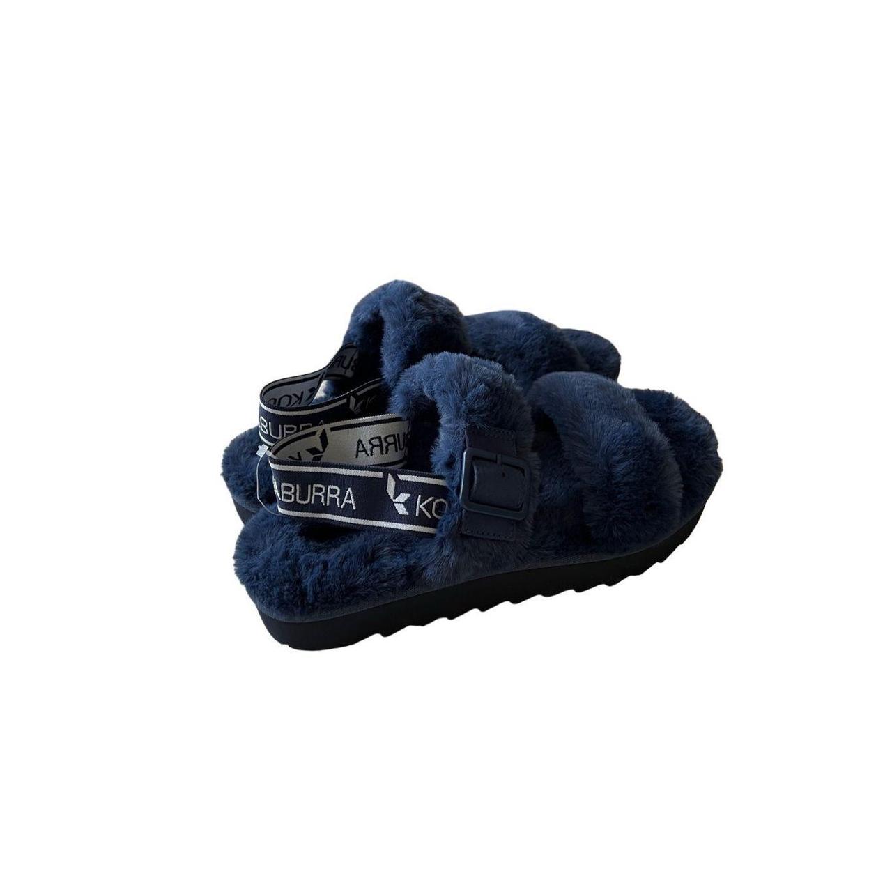 Navy multi ugg slides new arrivals