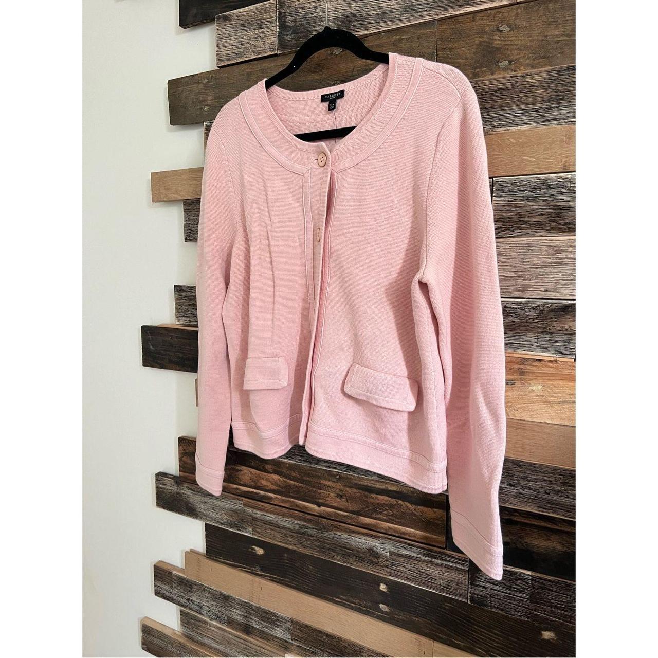 Fashion pink dressy cardigan