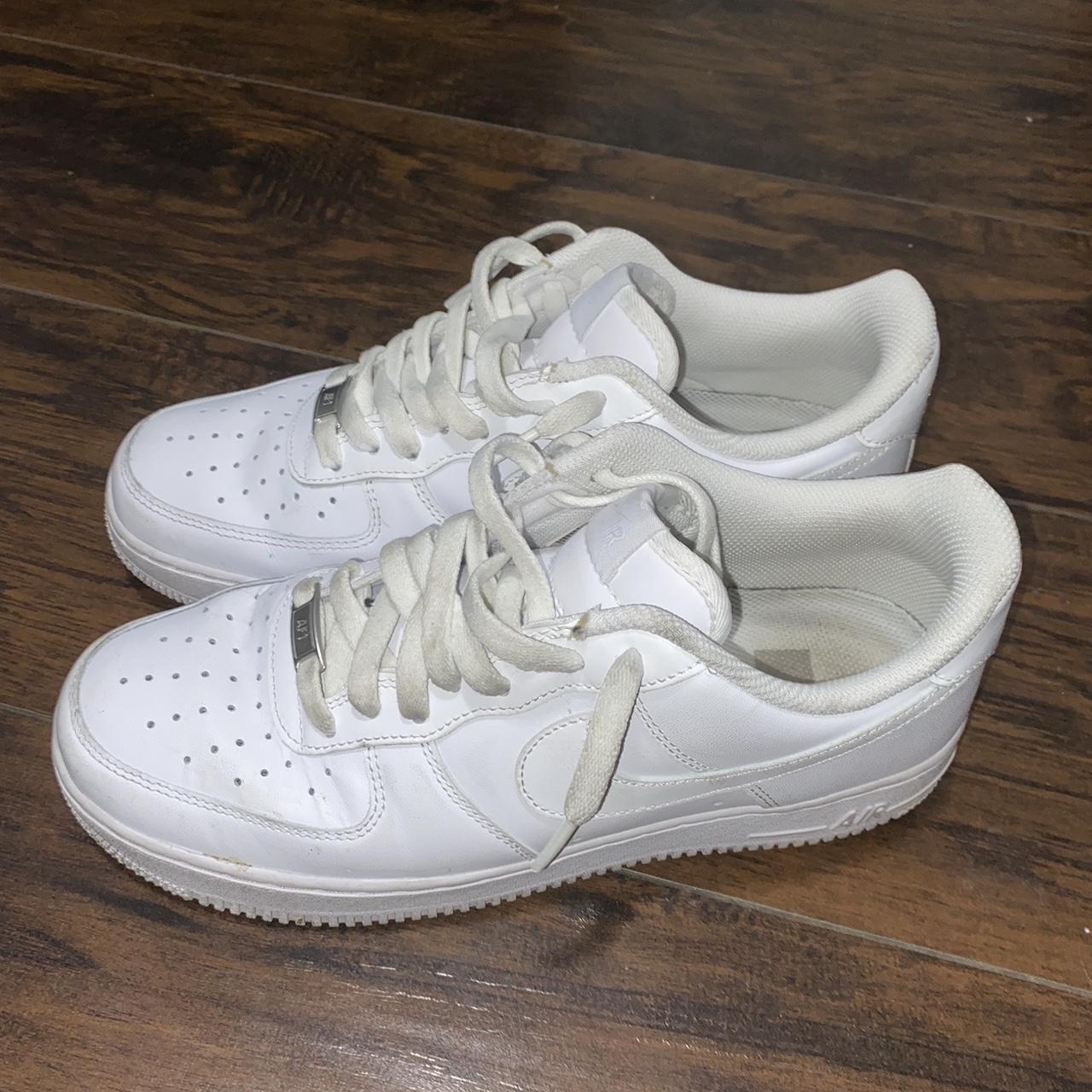 Y2K Nike White airforces (Size 9) #airforces #nike... - Depop