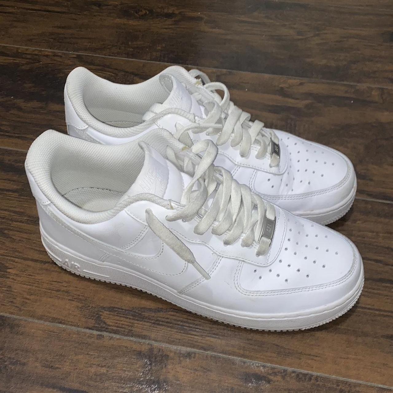 Y2K Nike White airforces (Size 9) #airforces #nike... - Depop