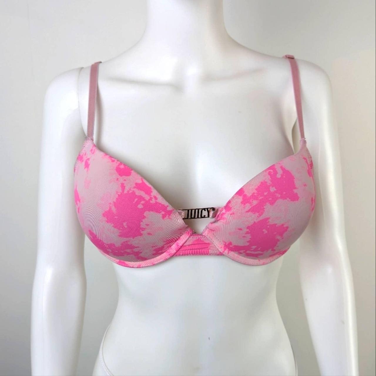 E) Juicy Couture 2 intimates Push up bras Size 38C