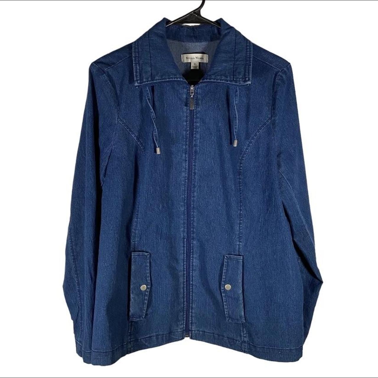 Women's Blue Jacket Depop