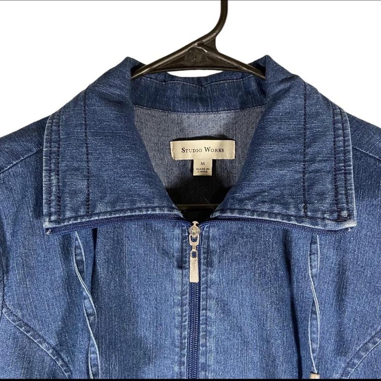 Women's Blue Jacket Depop