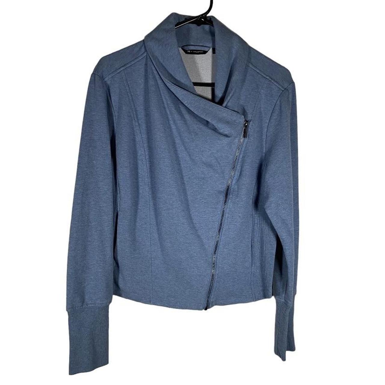 H by Halston Women's Blue Jacket | Depop