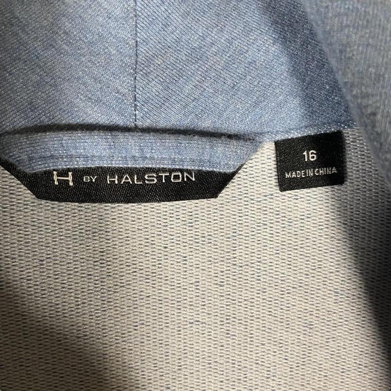 H by Halston Women's Blue Jacket | Depop