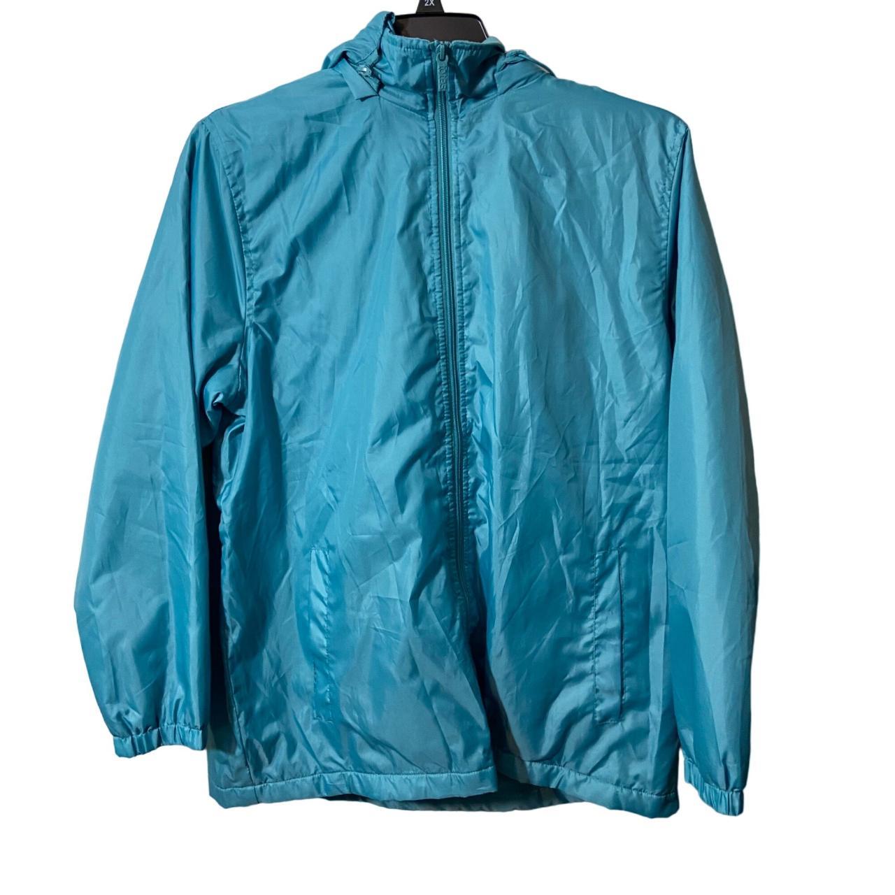 NEW TOTE Women Jacket Full Zip Rain Windbreaker... - Depop