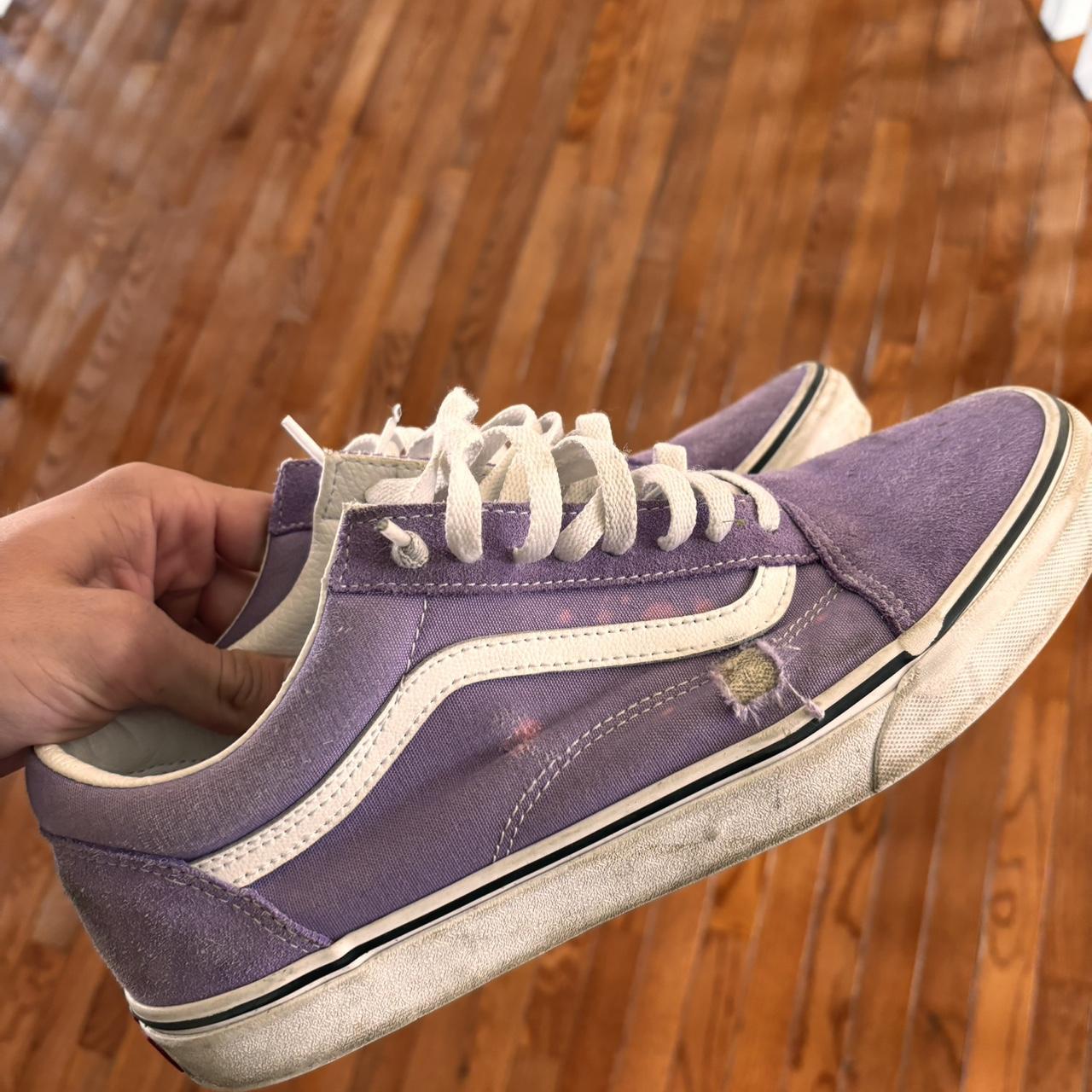 Outfit Purple Vans Trainers Purple Vans Depop