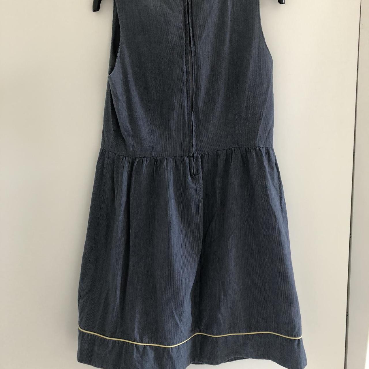 Dangerfield blue pinafore style dress. Label says... - Depop