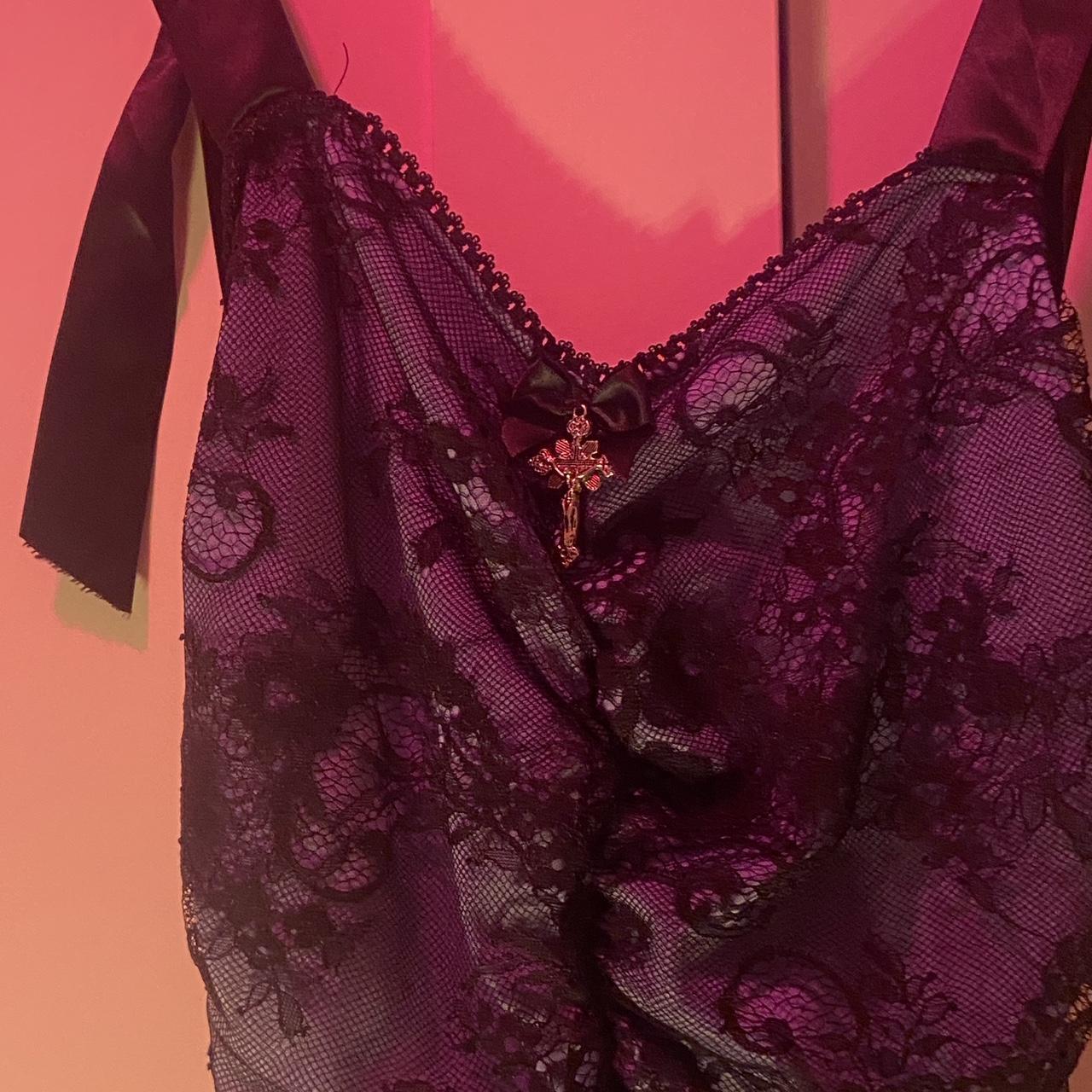 long-purple-and-black-lace-gothic-dress-mid-length-depop