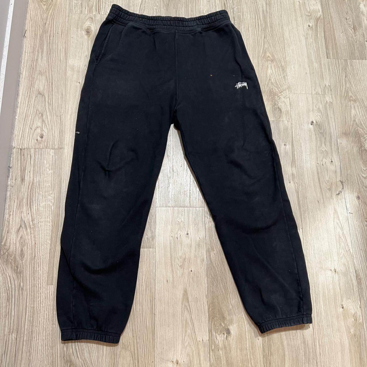 STUSSY STOCK LOGO SWEATPANT - Depop