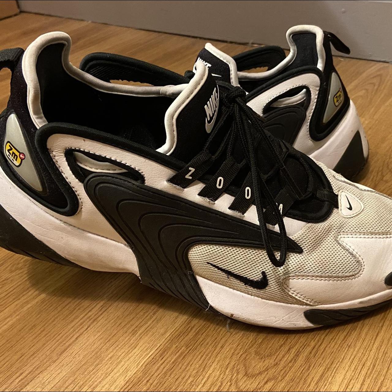 nike zoom 2k black and white womens