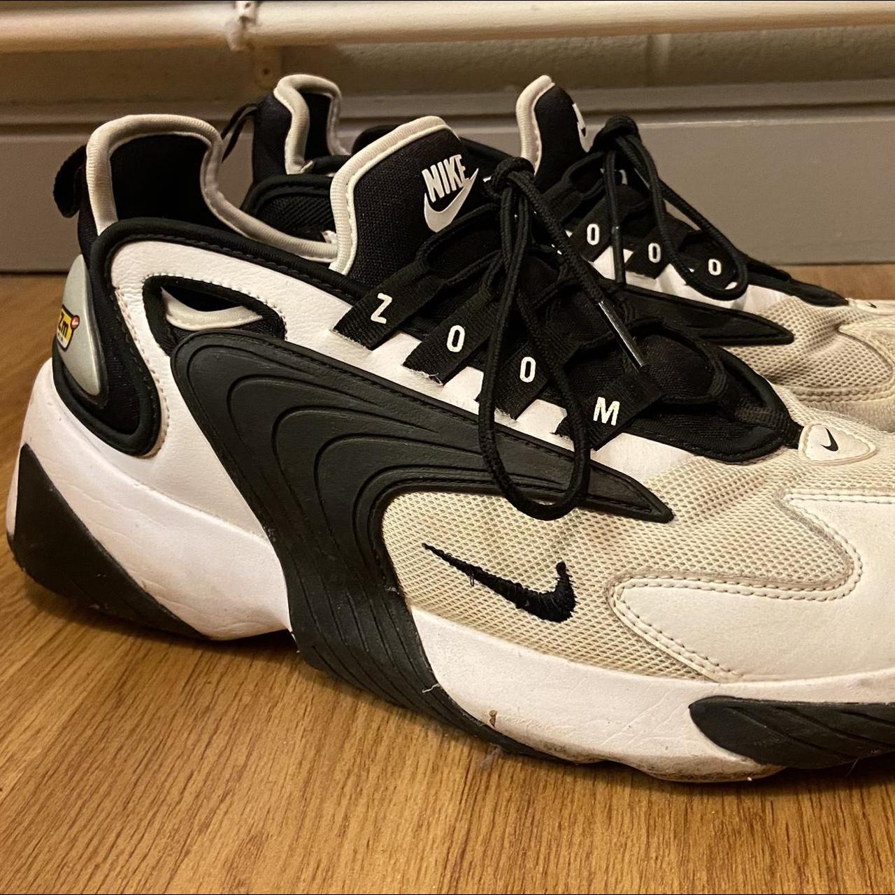 nike zoom 2k black and white womens