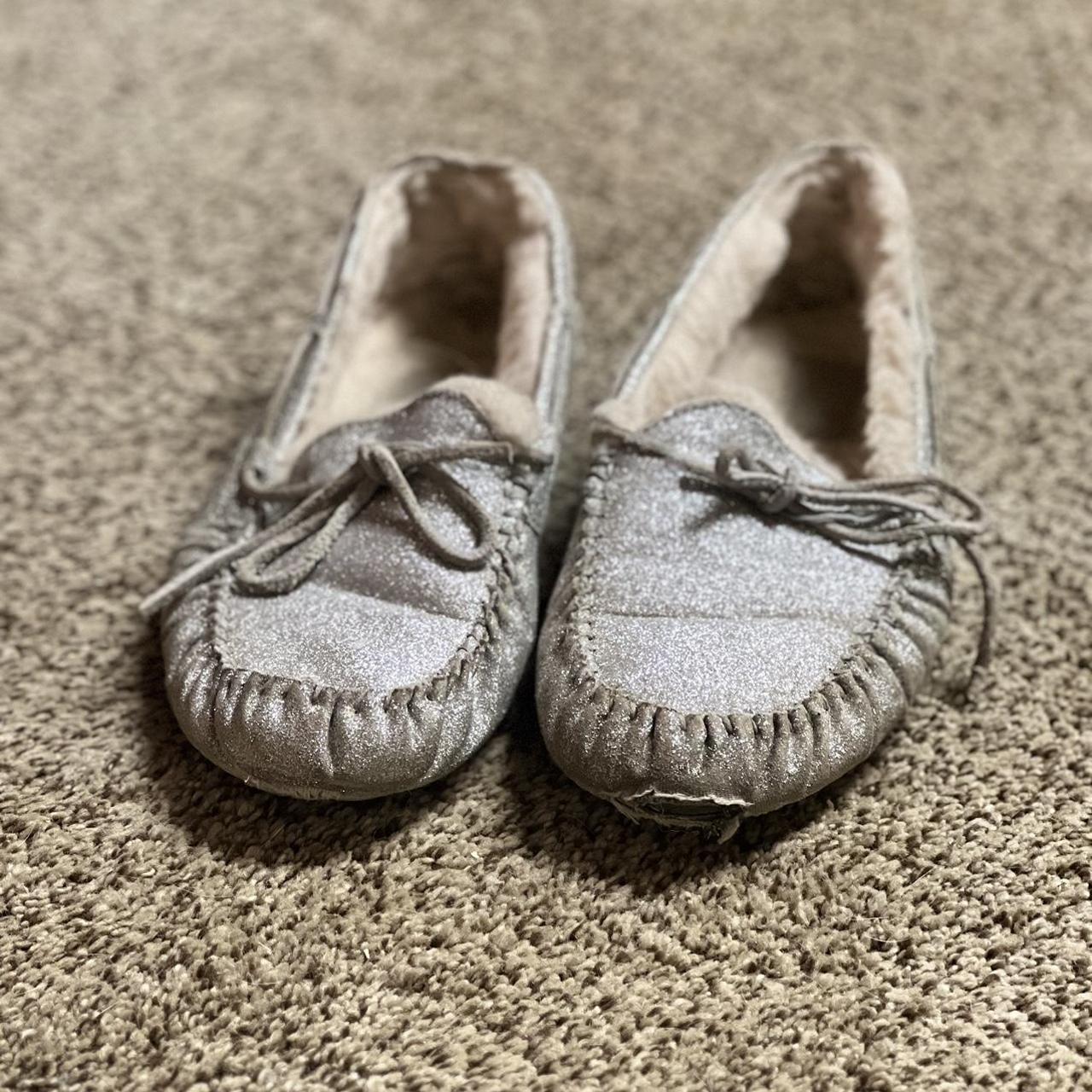 Ugg silver on sale sparkle slippers