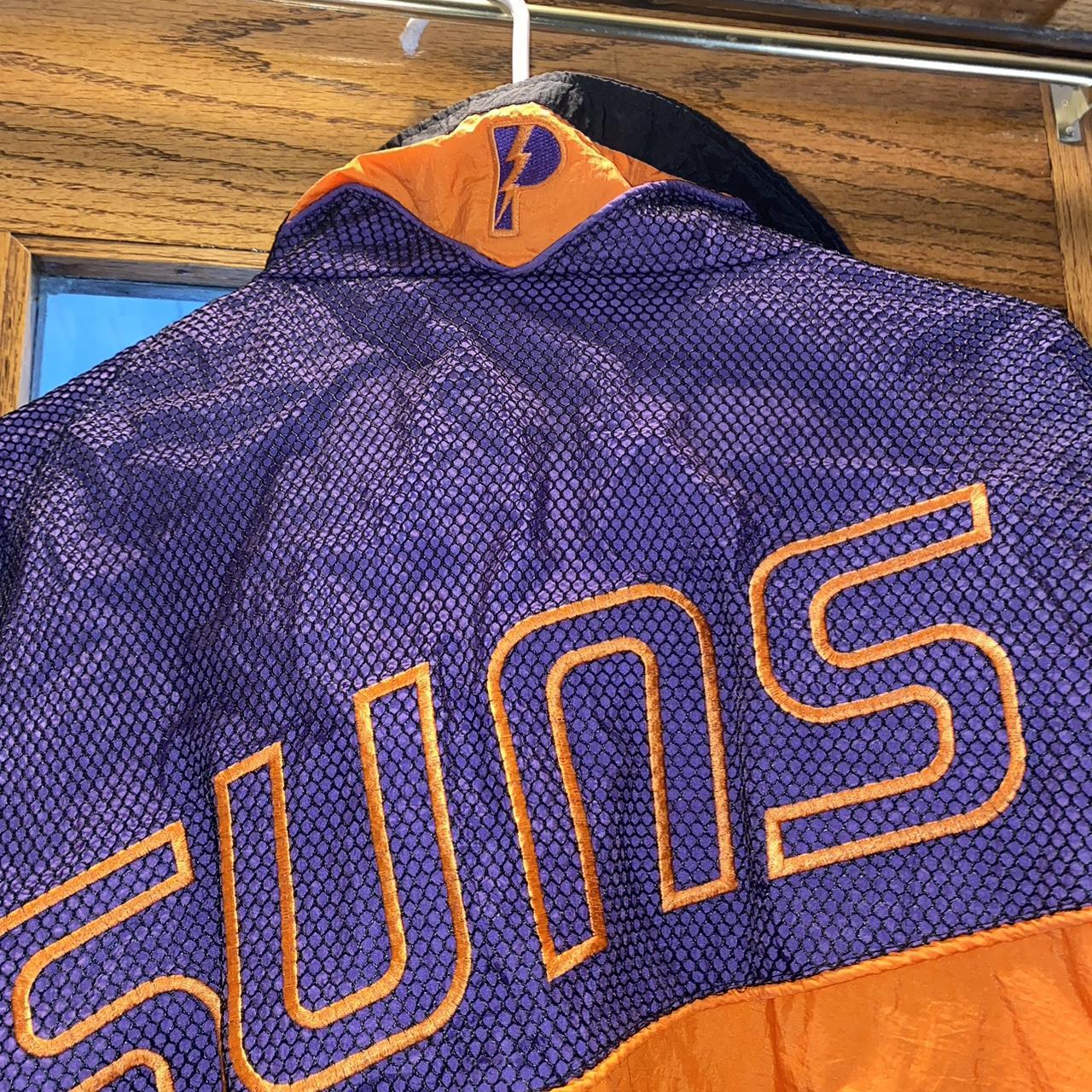 PHOENIX SUNS PRO Player Jacket (L) 90s NBA Basketball Warm Up 1990s Vintage  £54.99 - PicClick UK