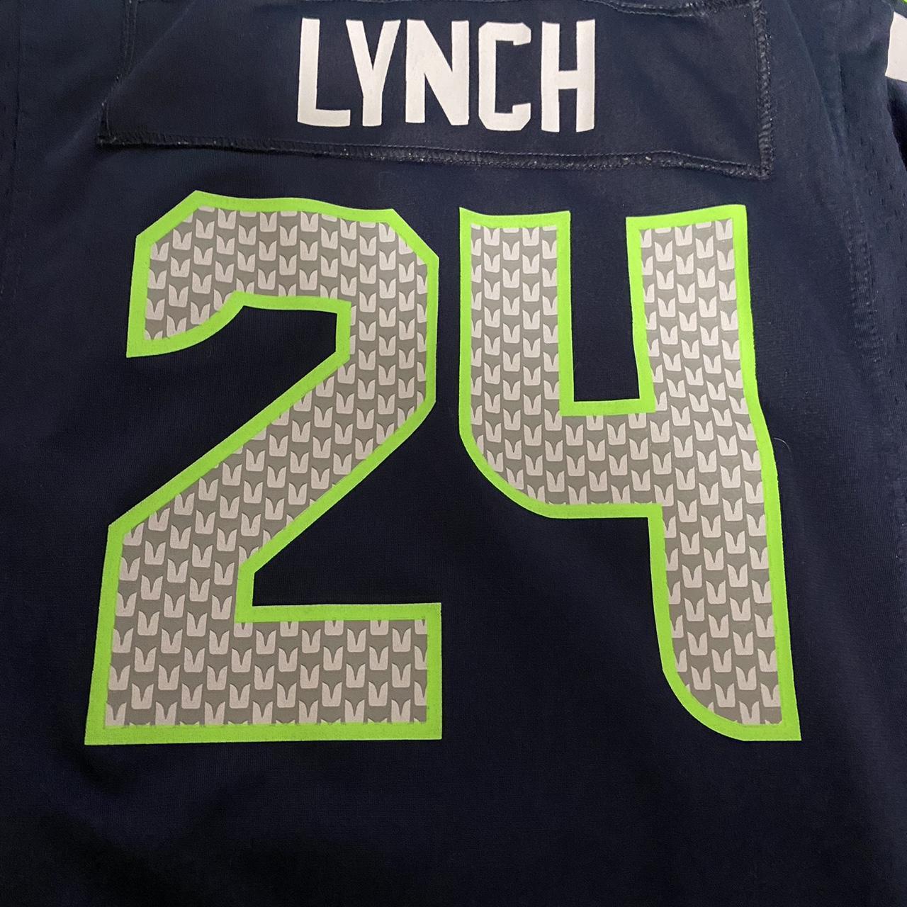 Nfl Seattle Seahawks jersey Marshawn Lynch Size md - Depop