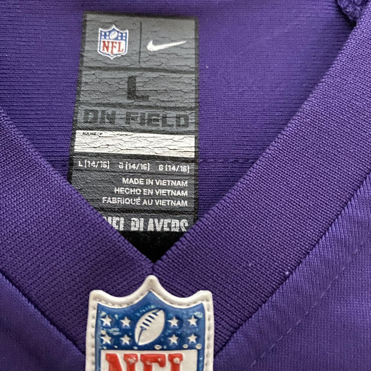 Youth Minnesota Vikings Stefon Diggs Nike Purple Team Color Game