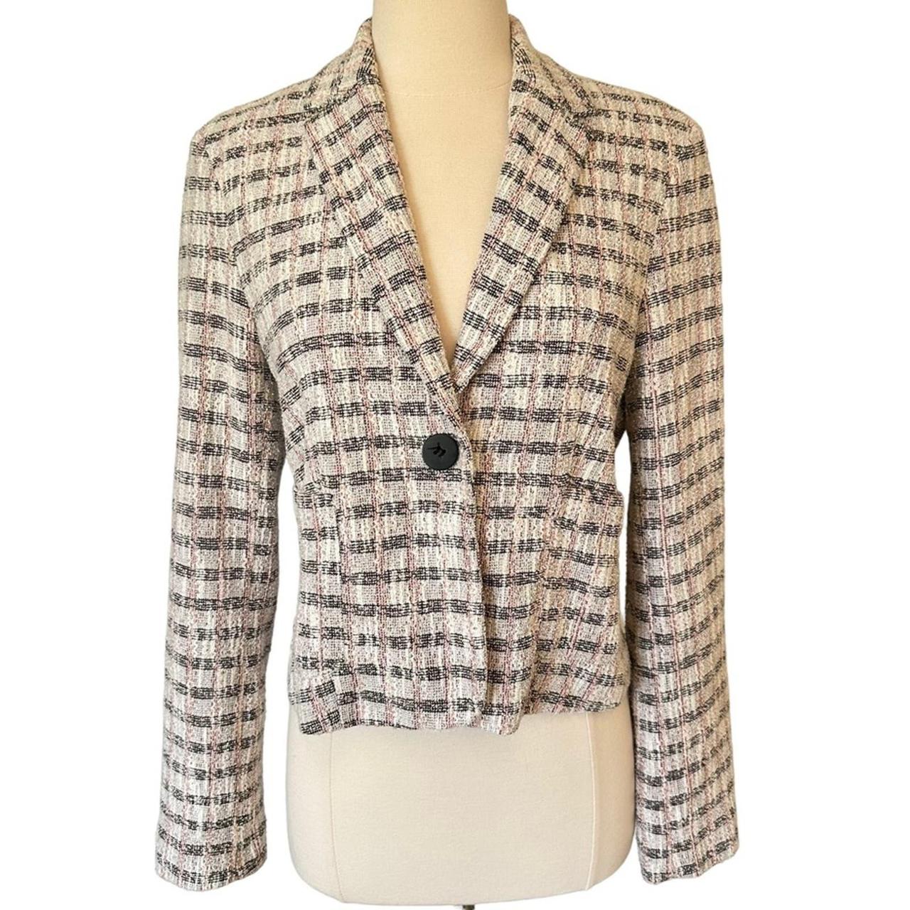 Topshop tweed clearance blazer womens