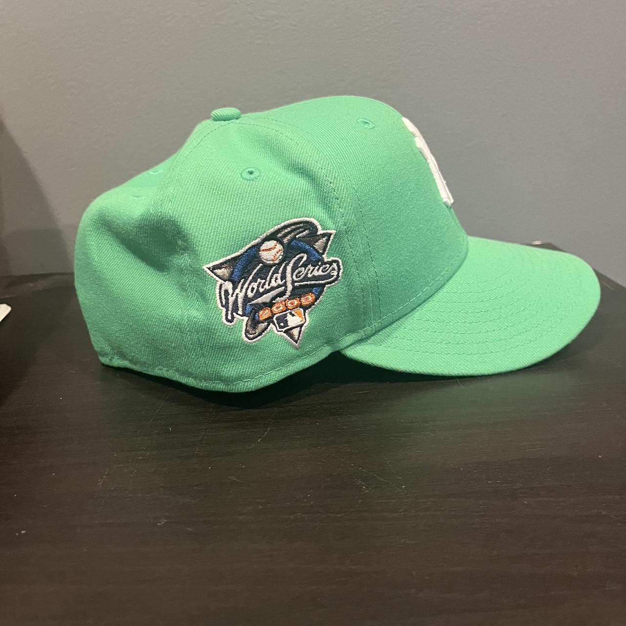 New Era Men's Green And Pink Hat 