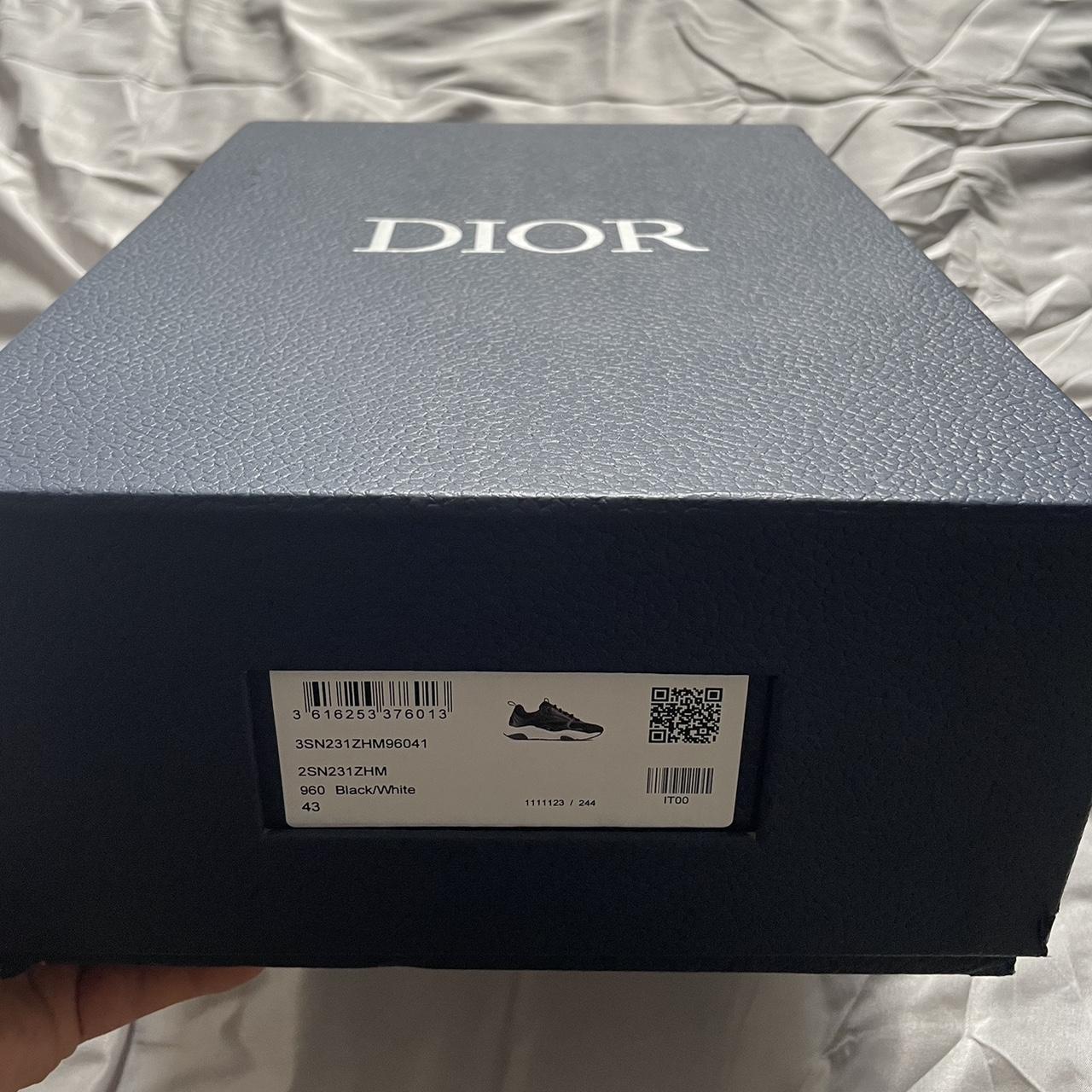 Dior B22 trainers Black & White size EU43 /... - Depop