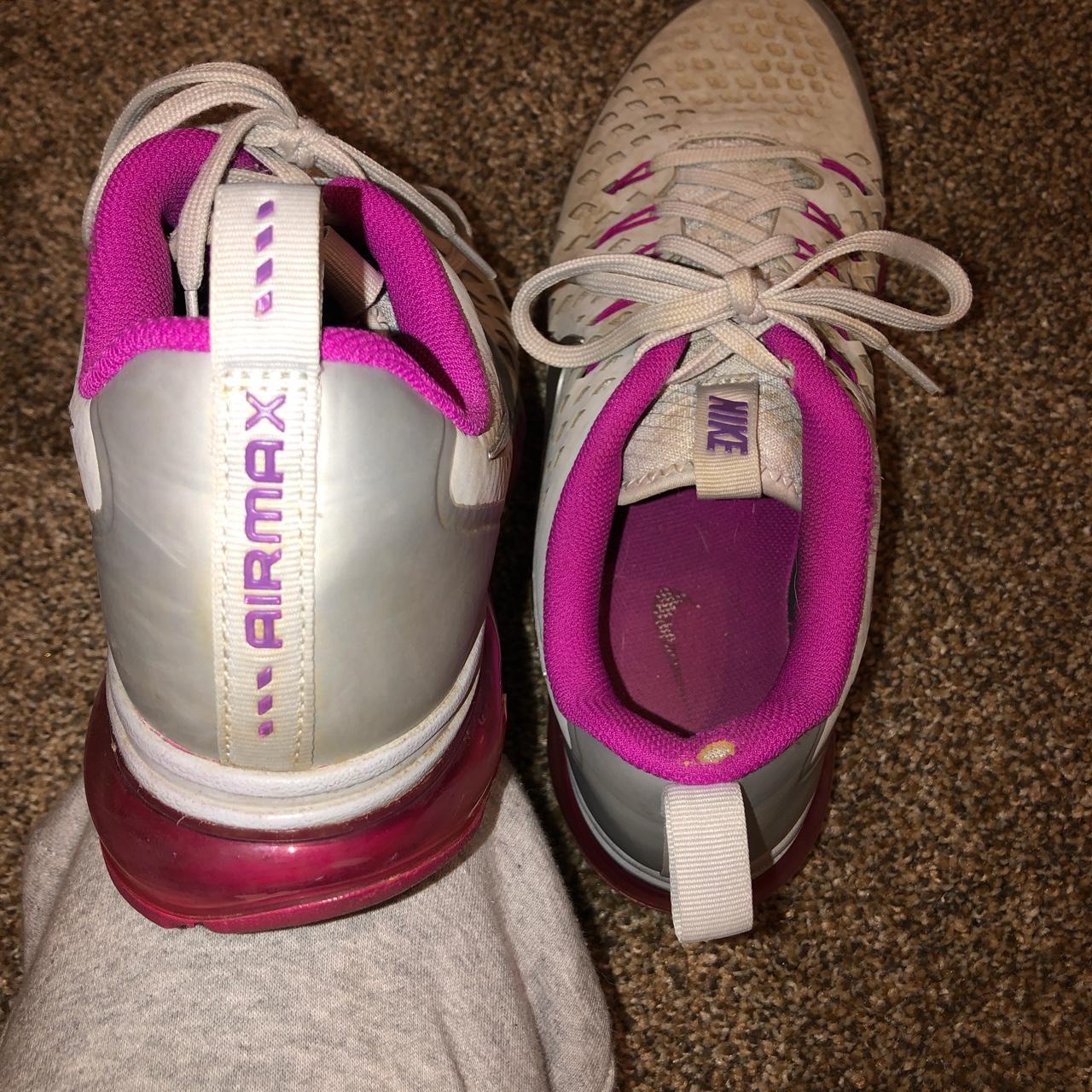 Nike Women's Pink and Silver Trainers (3)