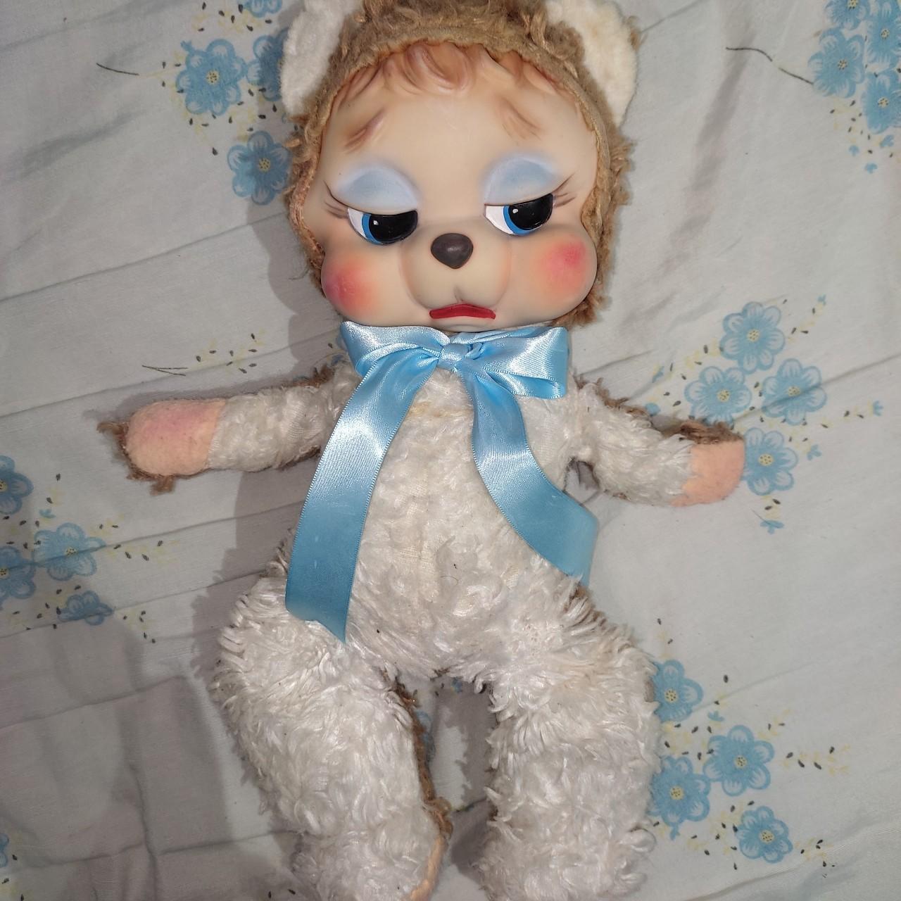 Original Vintage Rushton Rubber Face Pulsh Antique | Depop