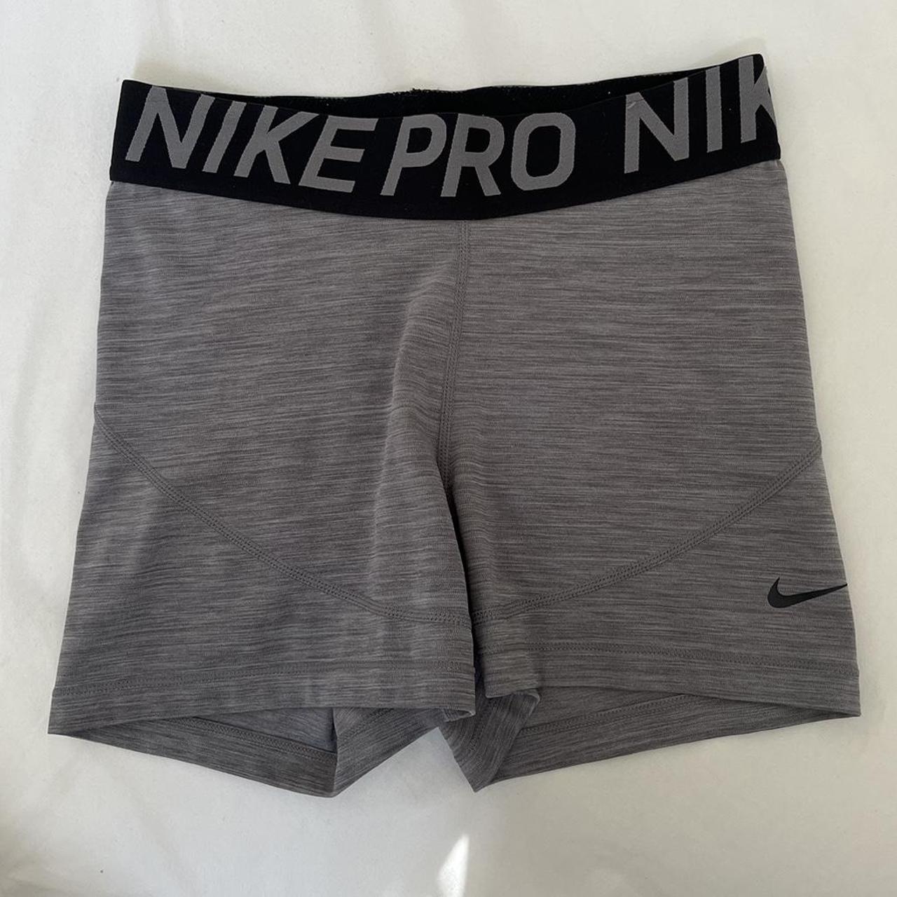 womens nike shorts grey