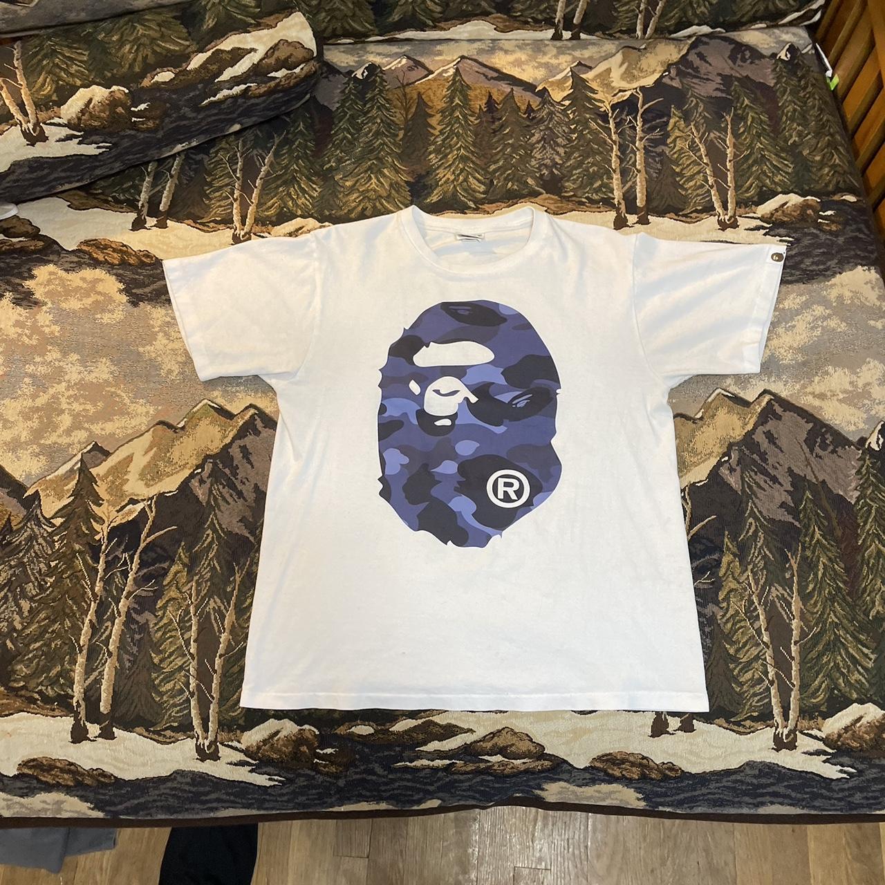 Bape Big ape head blue outlet camo