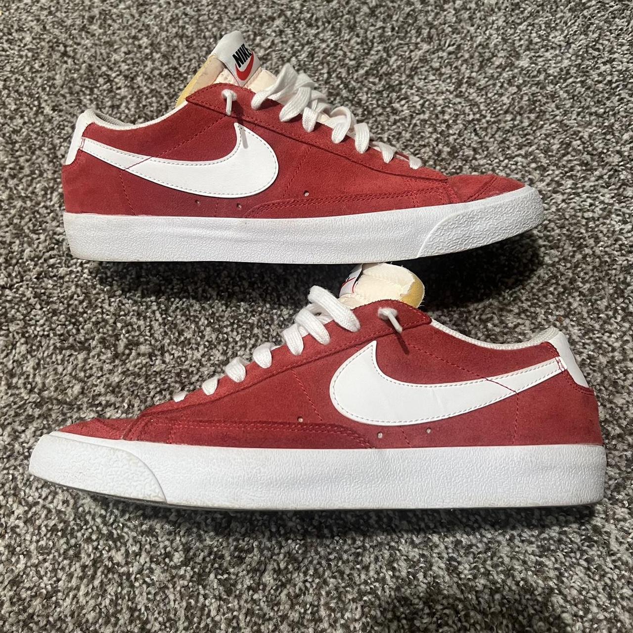 mens nike blazer red