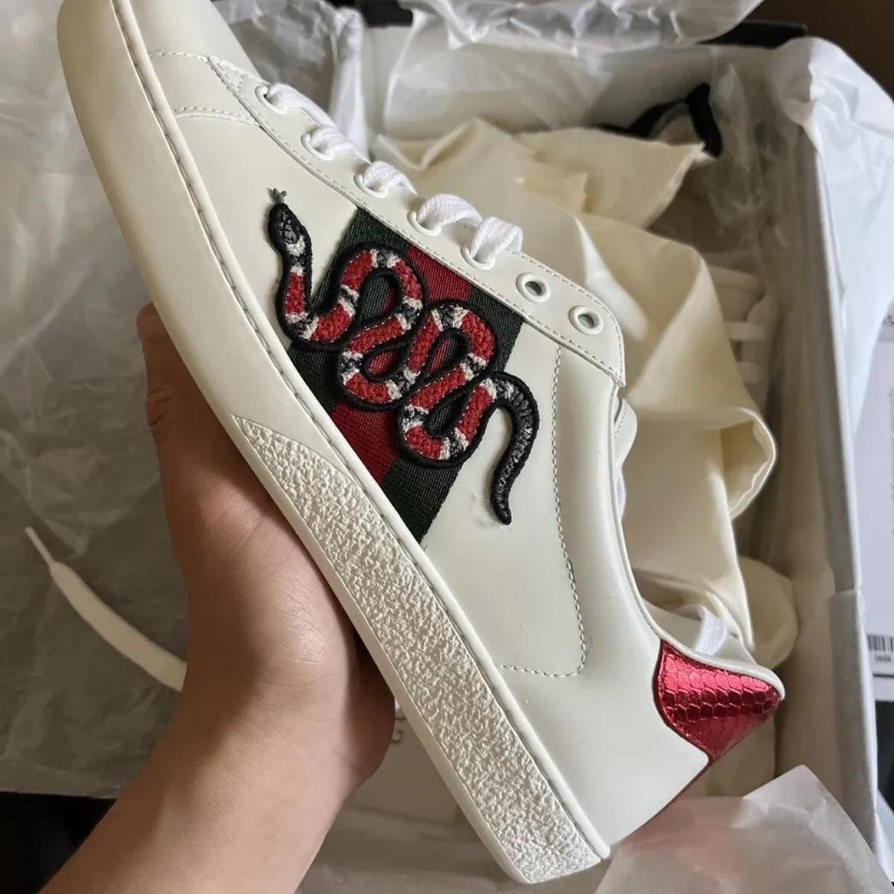 mens gucci snake shoes