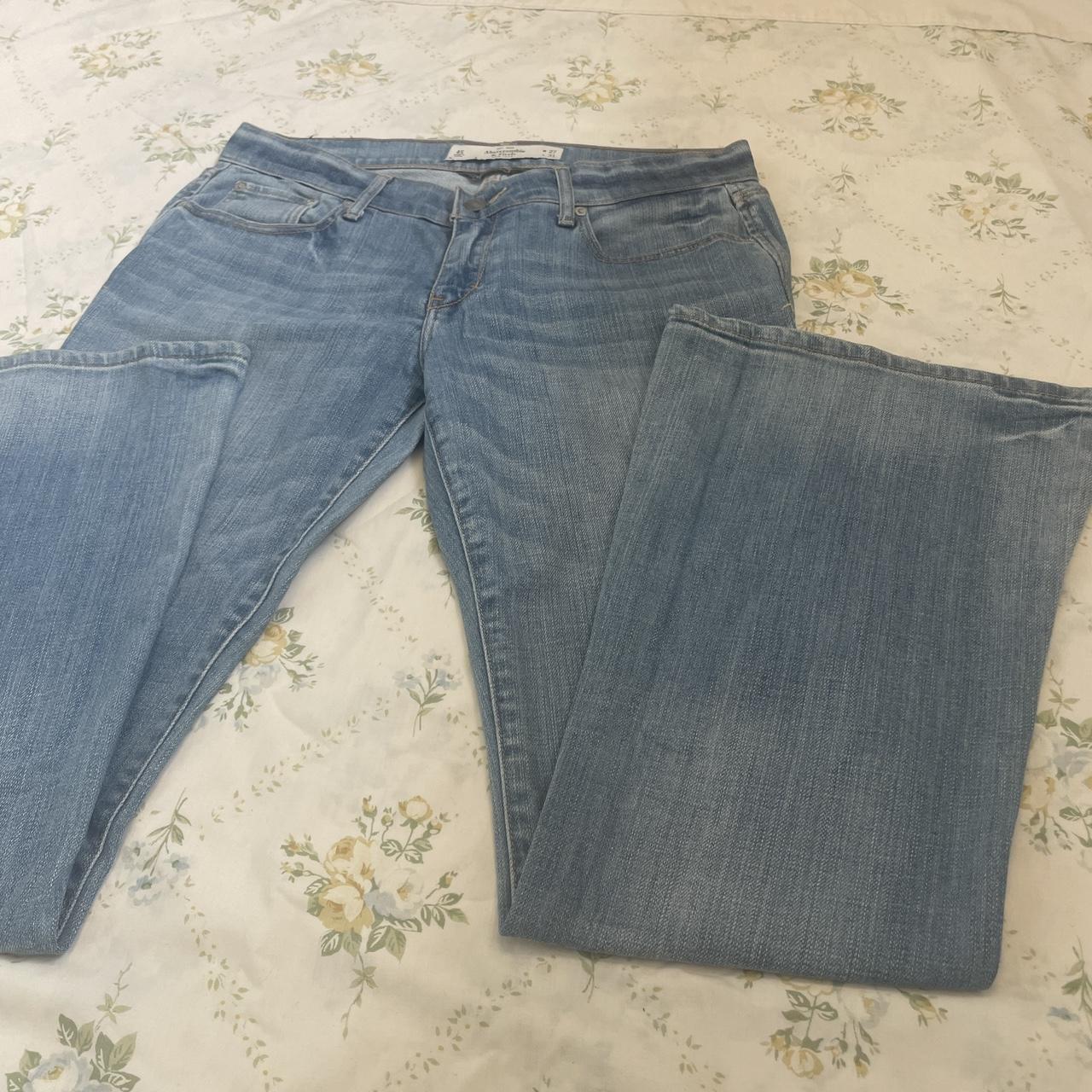 Abercrombie & Fitch Flare jeans size 4 S 27W…... - Depop