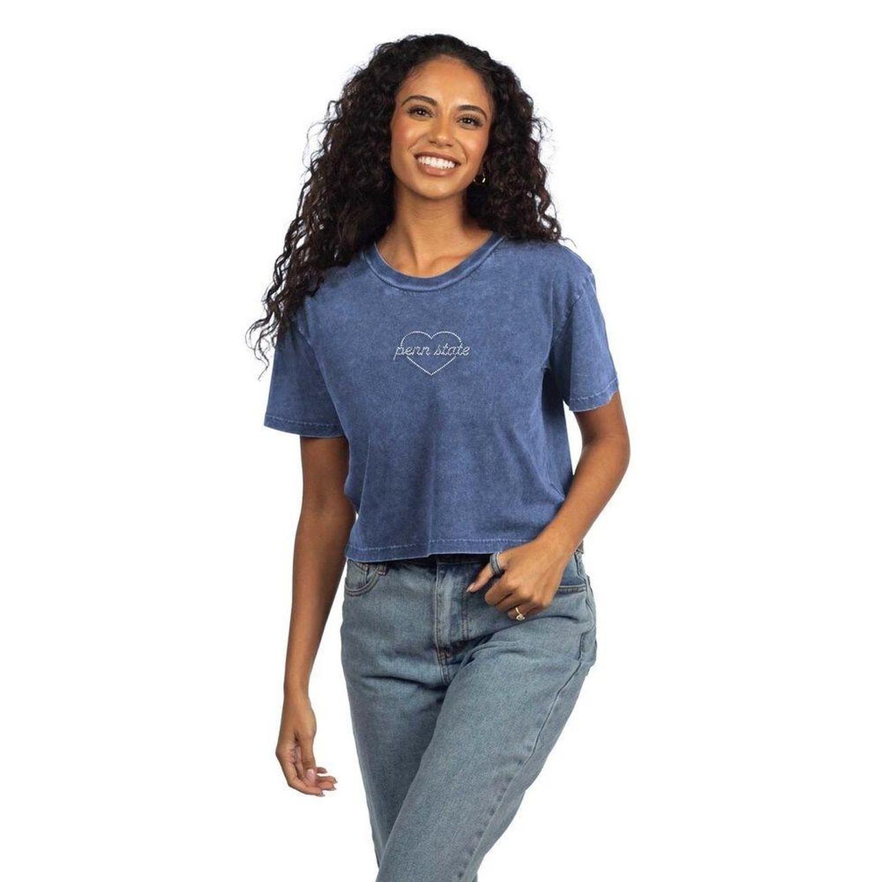 Source Unknown Women's T-shirt - Blue - S – Chick… - image 1