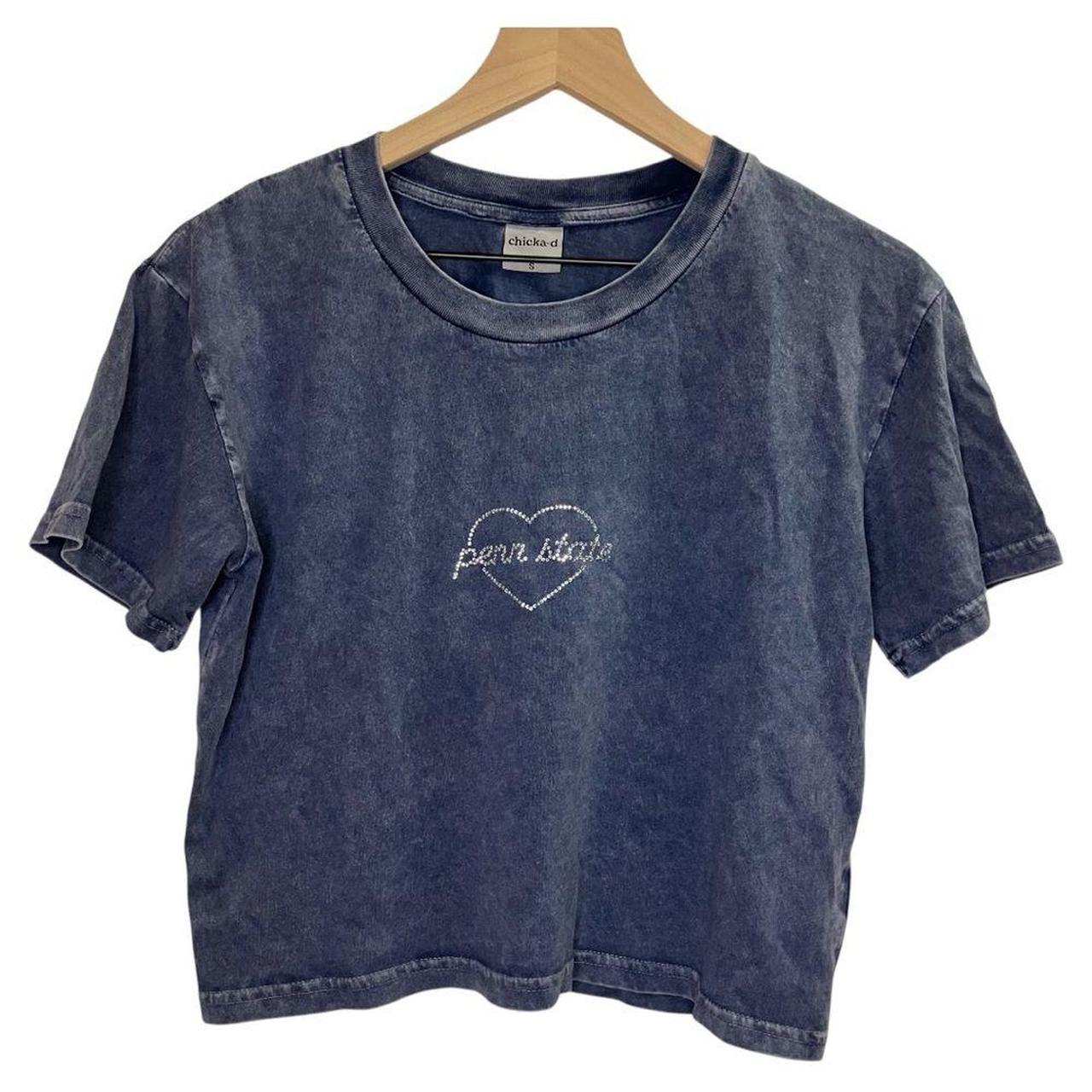 Source Unknown Women's T-shirt - Blue - S – Chick… - image 2