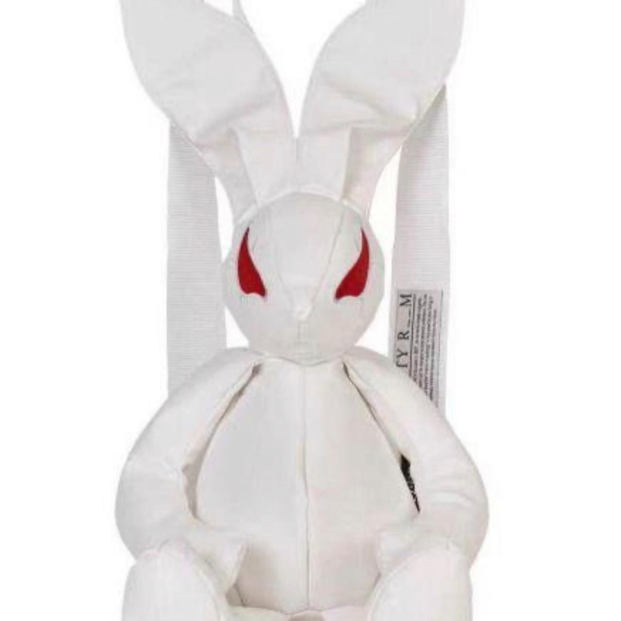beauty beast white rabbit backpack, legendary | Depop beauty beast white rabbit backpack, legendary | Depop