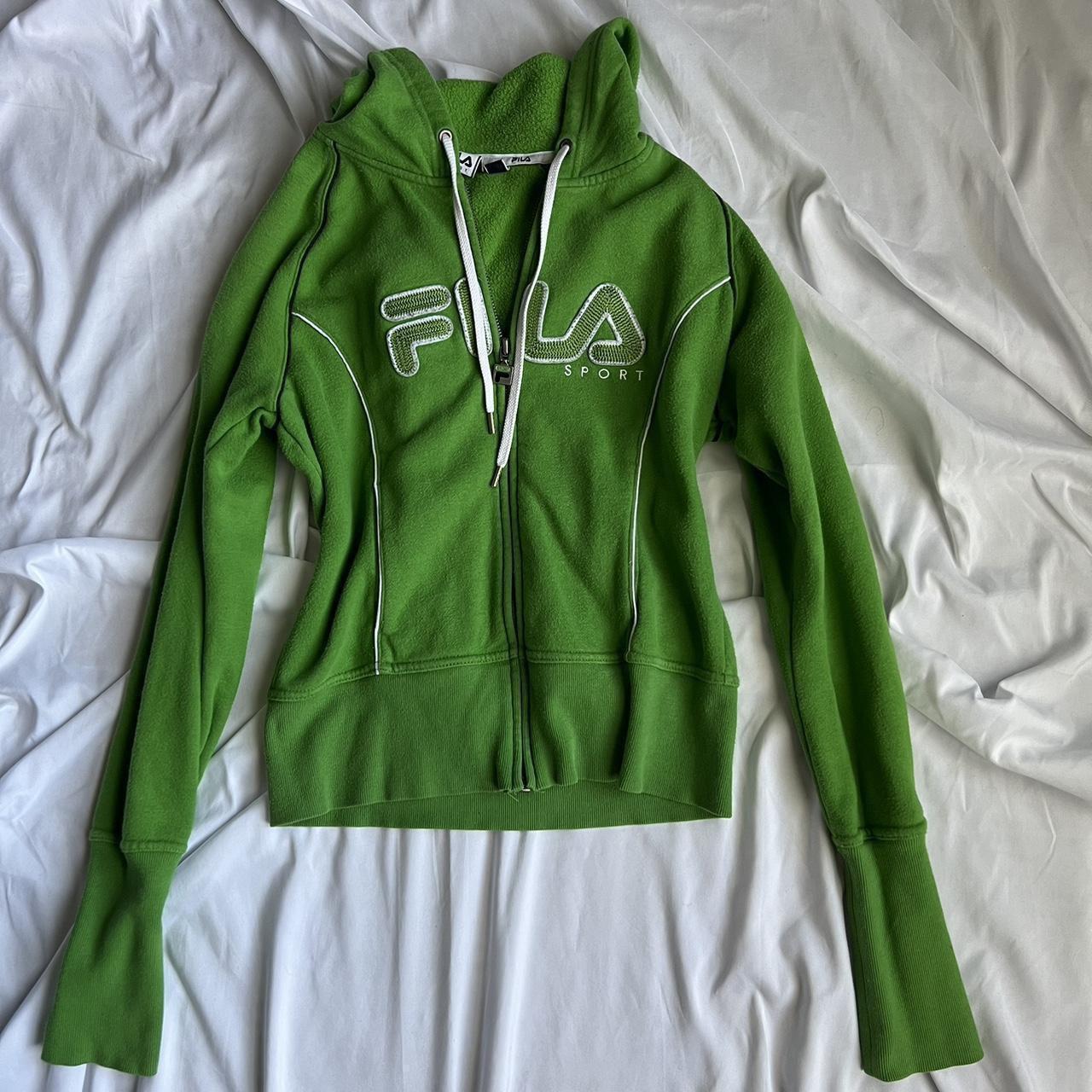 Vintage Fila Zip Up Hoodie... - Depop