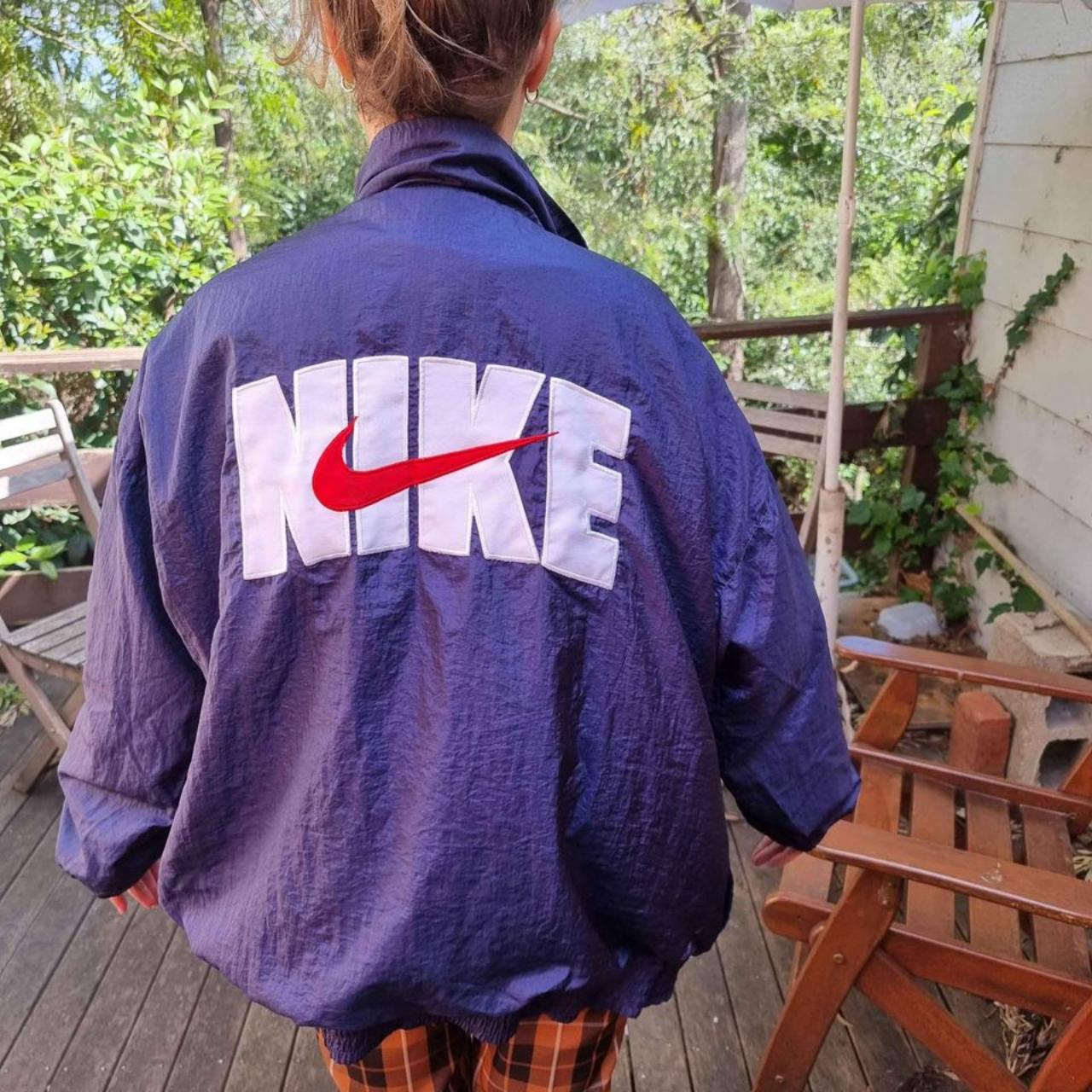 Authentic vintage Nike windbreaker size small medium. Depop