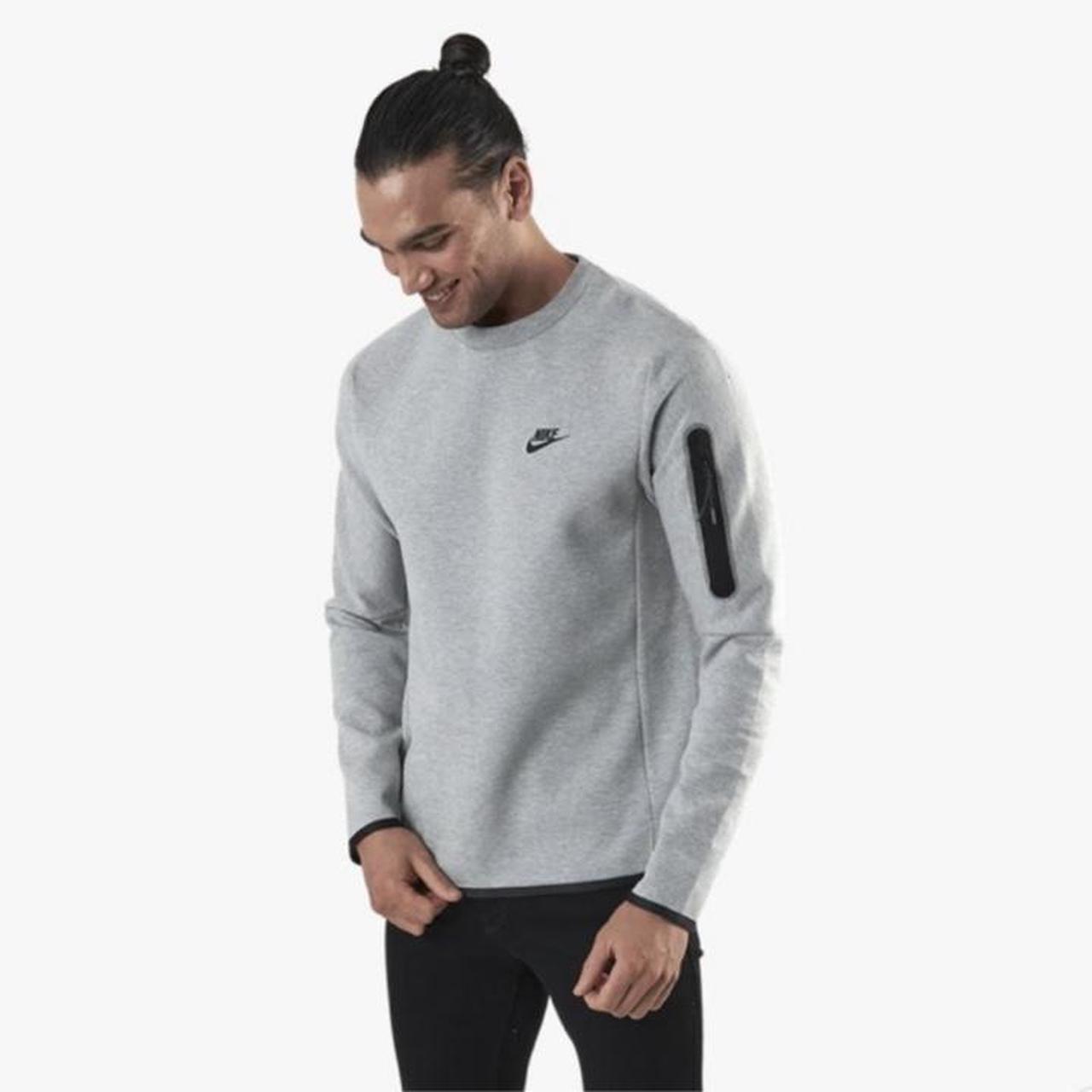 nike grey sweater mens