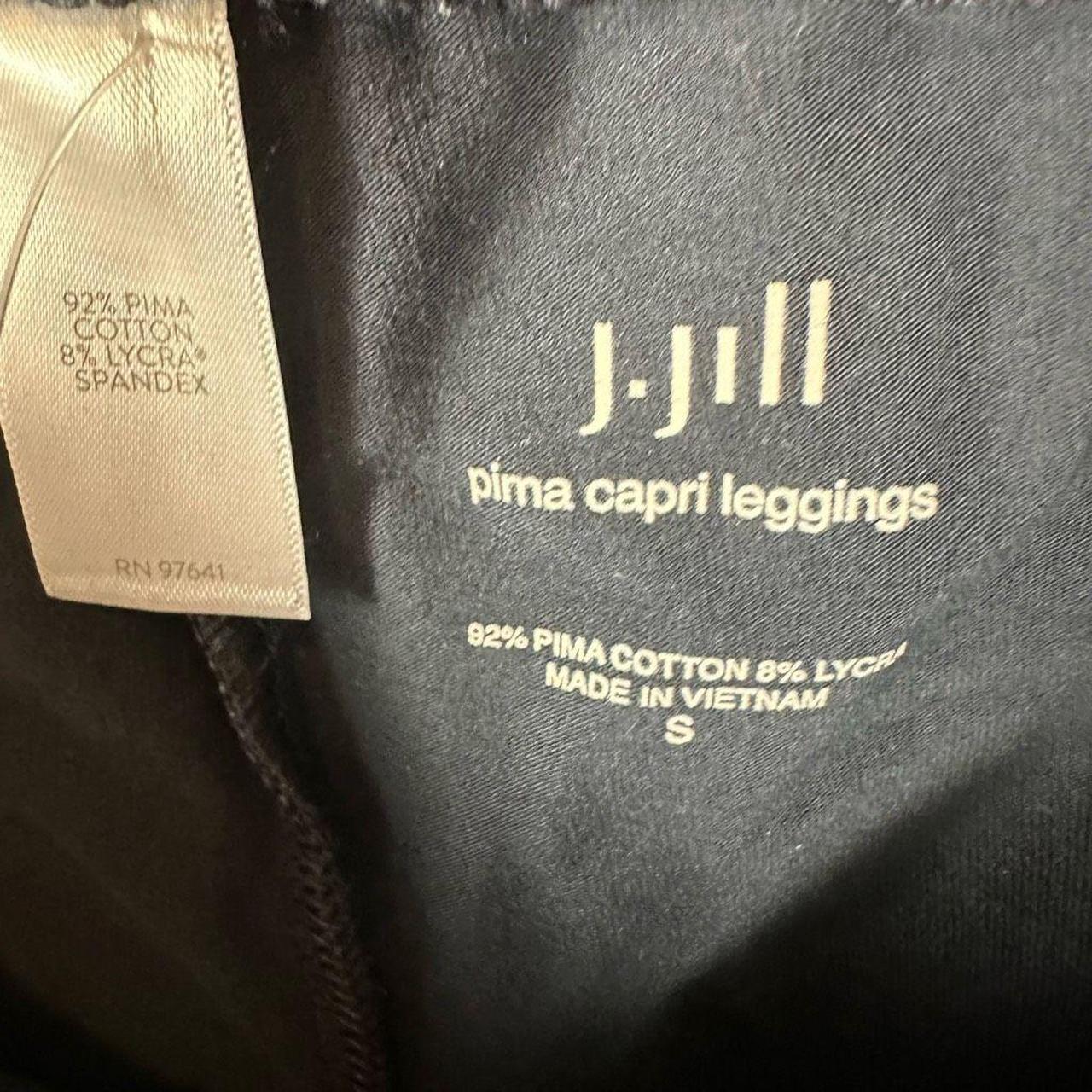 J. Jill Women's Capri Leggings Pima Cotton-Blend - Depop