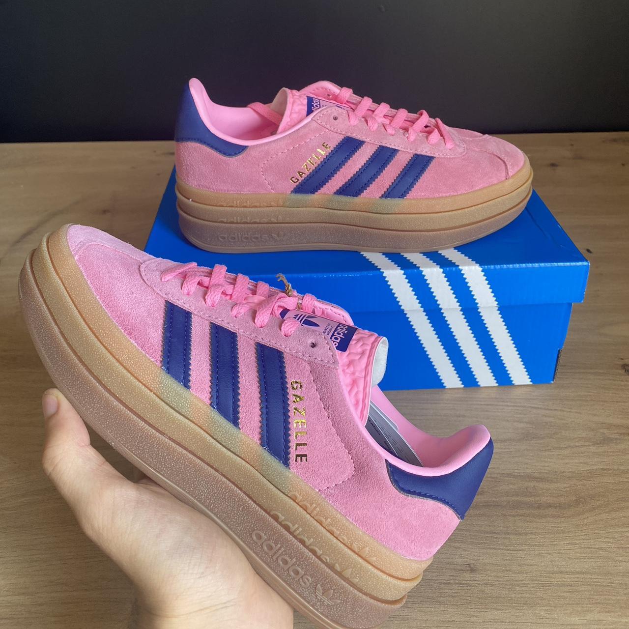Gazelle bold pink 🌺 Taille 35,5 📐 Condition 10/10... - Depop
